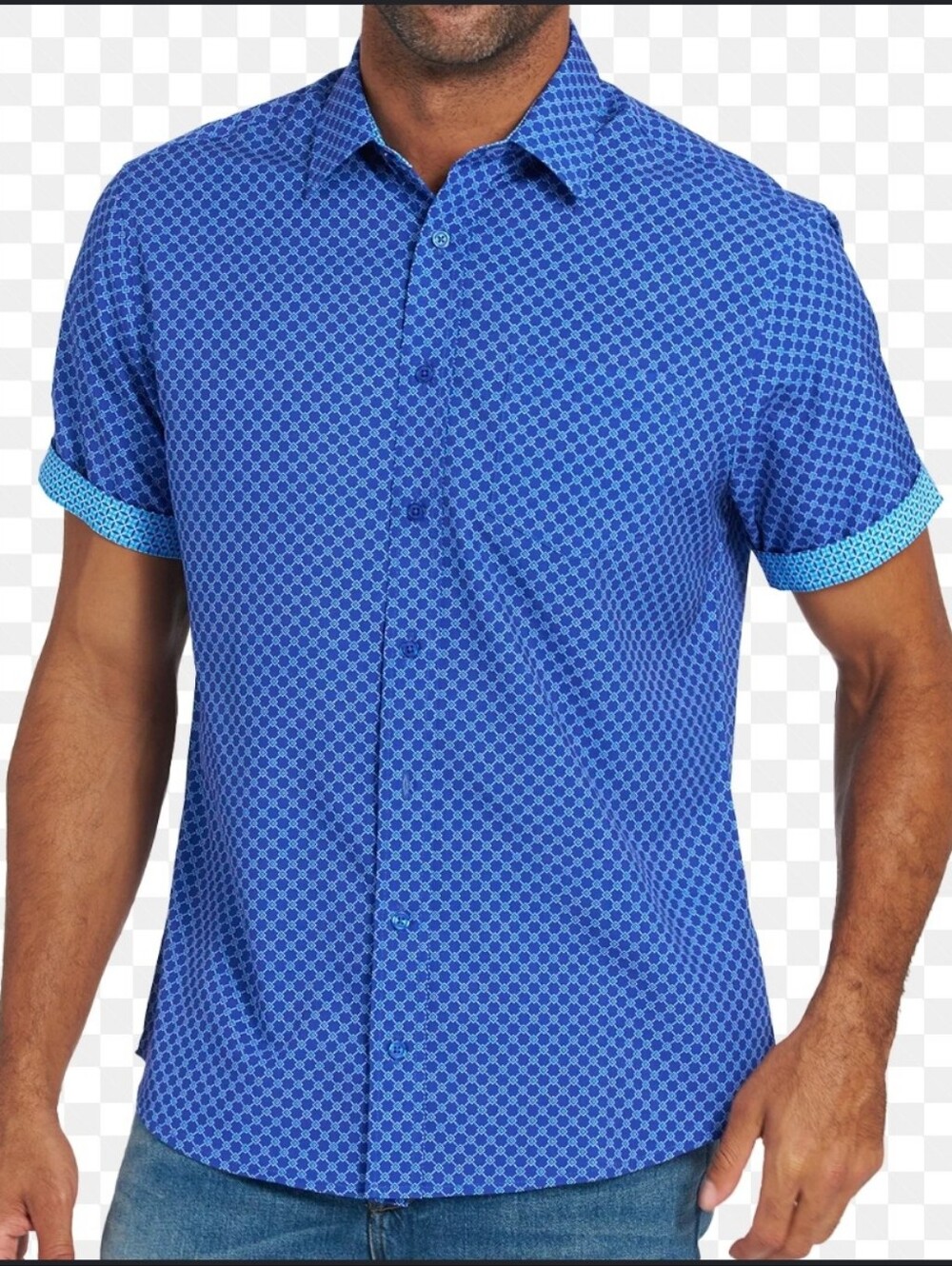 Drill NYC XL Mens Plaid Blue Black Short Sleeve Button Down Light Weight